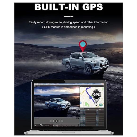 4K Car DVR WiFi Dash Cam for Cars Front Rear HD 1080P Built In wifi Gps - Picture 11 of 12